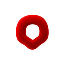 Hunkyjunk Fit Grips 2-Pack Ergo-Fit Cockrings Black and Red silicone red cockring