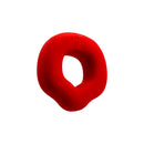 Hunkyjunk Fit Grips 2-Pack Ergo-Fit Cockrings Black and Red rubbery red ring with ergonomic shape and plush surface