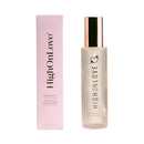 HighOnLove Cashmere Pear Dry Body Oil 3.4 Oz with elegant packaging and bottle design.