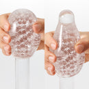 Tenga Geo Glacier Textured Male Masturbator showcasing unique prism-shaped texture for intense pleasure.