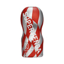 Super Tenga Meteor Smash Masturbator packaging featuring bold red and silver design, ready for stimulation.