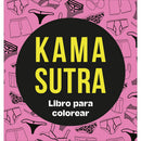 Kama Sutra Coloring Book Libro Para Colorear Spanish Edition cover with playful illustrations and text.