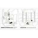Kama Sutra Coloring Book Libro Para Colorear Spanish Edition illustration of sensual positions and playful captions.