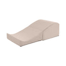 Liberator Flip Ramp Sex Positioning Pillow With Slip Cover Lush Cream showing a plush velvet design, perfect for intimate settings.