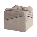 Liberator Flip Ramp Sex Positioning Pillow With Slip Cover Lush Cream in soft velvet fabric.