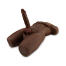 Camtoyz Raw Nygel Male Torso Masturbator Chocolate showcasing detailed design and realistic features for intimate pleasure.