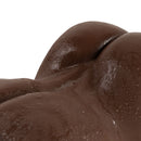Camtoyz Raw Nygel Male Torso Masturbator Chocolate detailed view of rich chocolate design