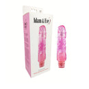 Adam & Eve Full Of Love Vibrator Pink in packaging next to the product.