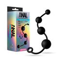 Anal Adventures Platinum X-large Anal Beads with four graduated silicone beads for enhanced pleasure.