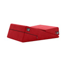 Liberator Wedge & Ramp Sex Combo Décor Velvet Red designed for comfort and support in intimate positions.