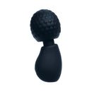 Vedo Moe Rechargeable Extra Mini Wand Black, compact wand massager featuring a textured head for targeted pleasure.