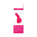 Vedo Luxi Rechargeable Clitoral Finger Vibe Pink in packaging, compact and ergonomic design for focused stimulation.