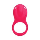 Vedo Riski Rechargeable Clitoral Vibe For Couples Pink displayed, highlighting its soft, body-friendly design and intimate appeal.