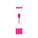 Vedo Riski Rechargeable Clitoral Vibe For Couples Pink packaging showcasing its sleek design and vibrant color.