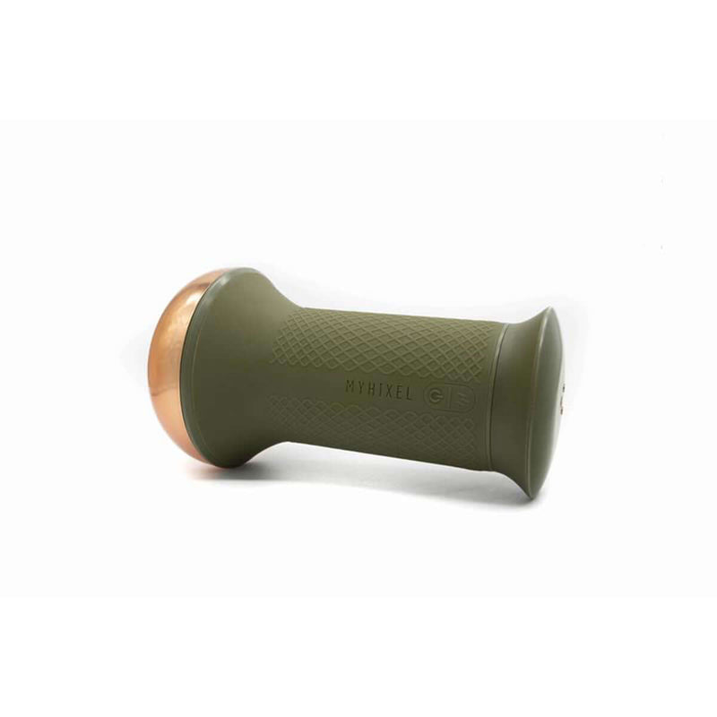 MYHIXEL TR Training Masturbator shown in green, designed for stamina and control during intimate sessions.