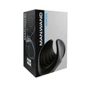 Product packaging of Man.wand Starter Rechargeable Masturbator showcasing its sleek design.