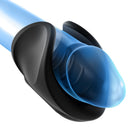 Close-up of the Man.wand Starter Rechargeable Masturbator showcasing its innovative design and soft silicone tip.