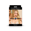 Sportsheets Signature Twilight Tease Barrel Gag packaging showcasing a couple exploring bondage play.