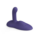 Love To Love Gofast Thrusting Vibrator Midnight Indigo in purple silicone with dual action design.