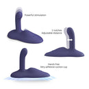 Love To Love Gofast Thrusting Vibrator Midnight Indigo with adjustable distance and hands-free suction cup features.
