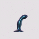 Strap-on-me Fingering and Vibrating Dildo Medium Blue with realistic thrusting and deep internal stimulation.