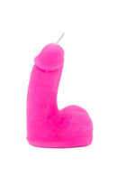 Get Lucky Blow Me Penis Candle Pink, bright pink novelty candle shaped like a penis for adult celebrations.
