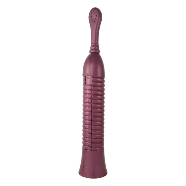 Eroscillator 2 Purple, a unique sexual wellness product endorsed by Dr. Ruth, featuring innovative axially oscillating technology.