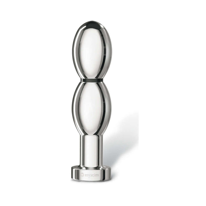Mystim Oh thello Oval Dildo Round Plug designed for electro-erotic pleasure and stimulation.