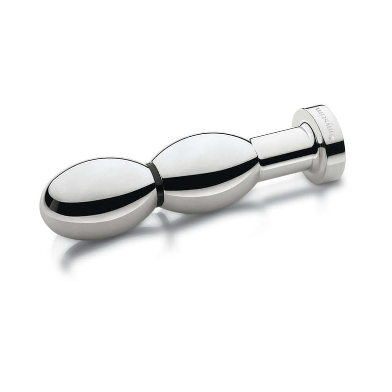 Mystim Oh thello Oval Dildo Round Plug designed for electro-erotic pleasure with elegant curves and smooth finish.