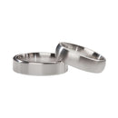 Mystim Earl Brushed Stainless Steel Cock Ring 48 mm displayed, showcasing premium medical-grade stainless steel construction.