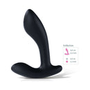 Mystim Flexing Flavio E-Stim Prostate Stimulator with tapered design, crafted from medical-grade silicone.