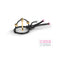 Mystim Plunging Pete Corona Glans Strap with Urethral Sound, luxurious electrostimulation accessory, gold-plated design.
