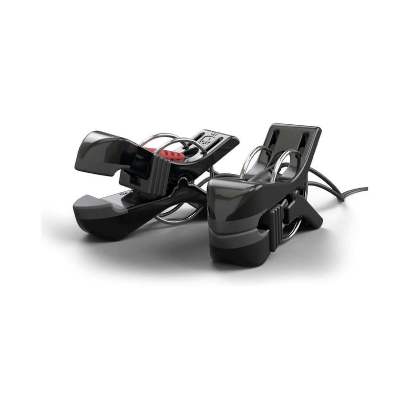 Mystim Barry Bite Bi-Polar E-Stim Clamps designed for precision electrostimulation and heightened arousal.