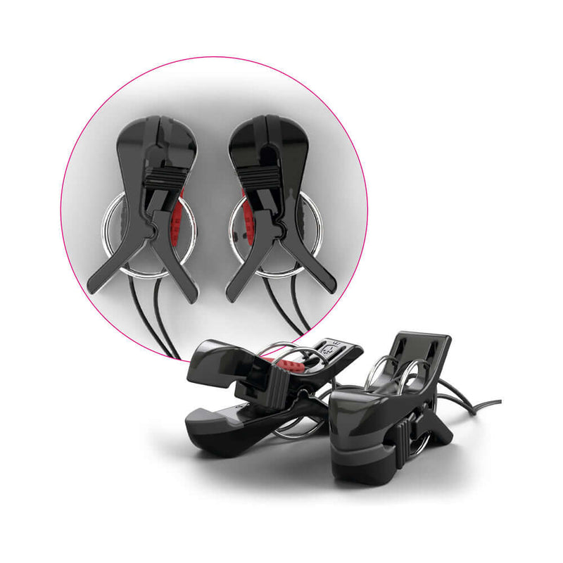 Mystim Barry Bite Bi-Polar E-Stim Clamps designed for nipple and erogenous stimulation.