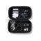Mystim Pubic Enemy No 1 Electrosex Cock Cage accessories in a portable case with multiple components.