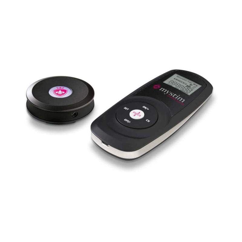 Mystim Cluster Buster Starter Kit - wireless electrostimulation remote and control unit for erotic pleasure.
