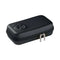 Black storage case for the Mystim Cluster Buster Starter Kit, designed for easy transport and protection of electrostimulation devices.