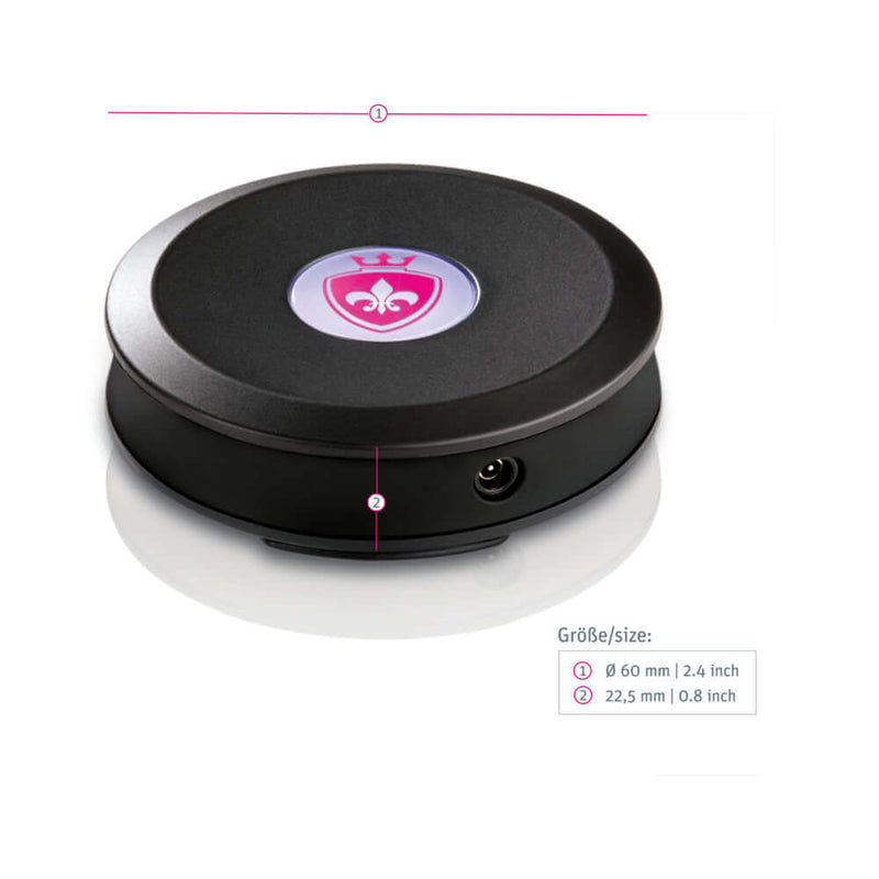 Mystim Sultry Sub Black wireless receiver module for electro-play sessions