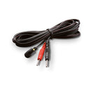Mystim Sultry Sub Black connection cable for seamless electro-play sessions.