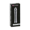 Mystim Glossy Glen Dildo in sleek packaging, showcasing its elegant design and premium medical-grade aluminum finish.