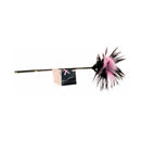 Sex Kitten Feather Tickler Pink and Black soft feather tickler for teasing and playful intimate moments.
