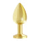 Rianne S 2-Piece Booty Plug Luxury Set Gold - elegant and luxurious booty plug for pleasure and discovery.