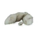 Crystal Delights Minx Faux Fur Tail Plug Husky featuring a smooth crystal plug and soft faux fur tail
