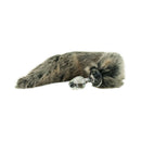 Crystal Delights Minx Faux Fur Tail Plug Grey Wolf featuring a smooth crystal plug and soft grey fur.