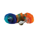 Crystal Delights Minx Pony Tail Plug Rainbow with colorful pony tail and handcrafted glass base.