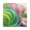 Crystal Delights Minx Pony Tail Plug Pastel Rainbow colorful synthetic fiber in pastel hues.