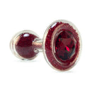 Crystal Delights Sparkle Plug Red showcasing a handcrafted design with a beautiful red gemstone.