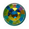Crystal Delights Funfetti Plug with Gem Aurora Borealis featuring colorful gem design and unique craftsmanship.