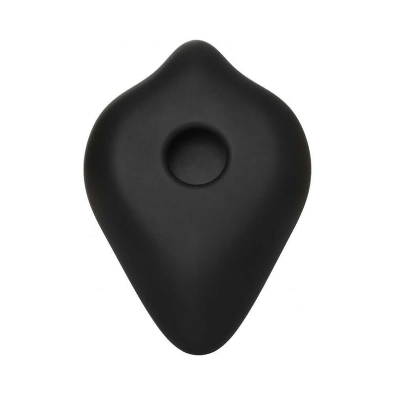 Banana Pants BumpHer Black silicone stimulation cushion designed for strap-on play.
