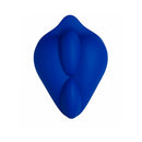 Banana Pants Bumpher Dildo Base Cushion Midnight Blue top view of smooth silicone cushion.